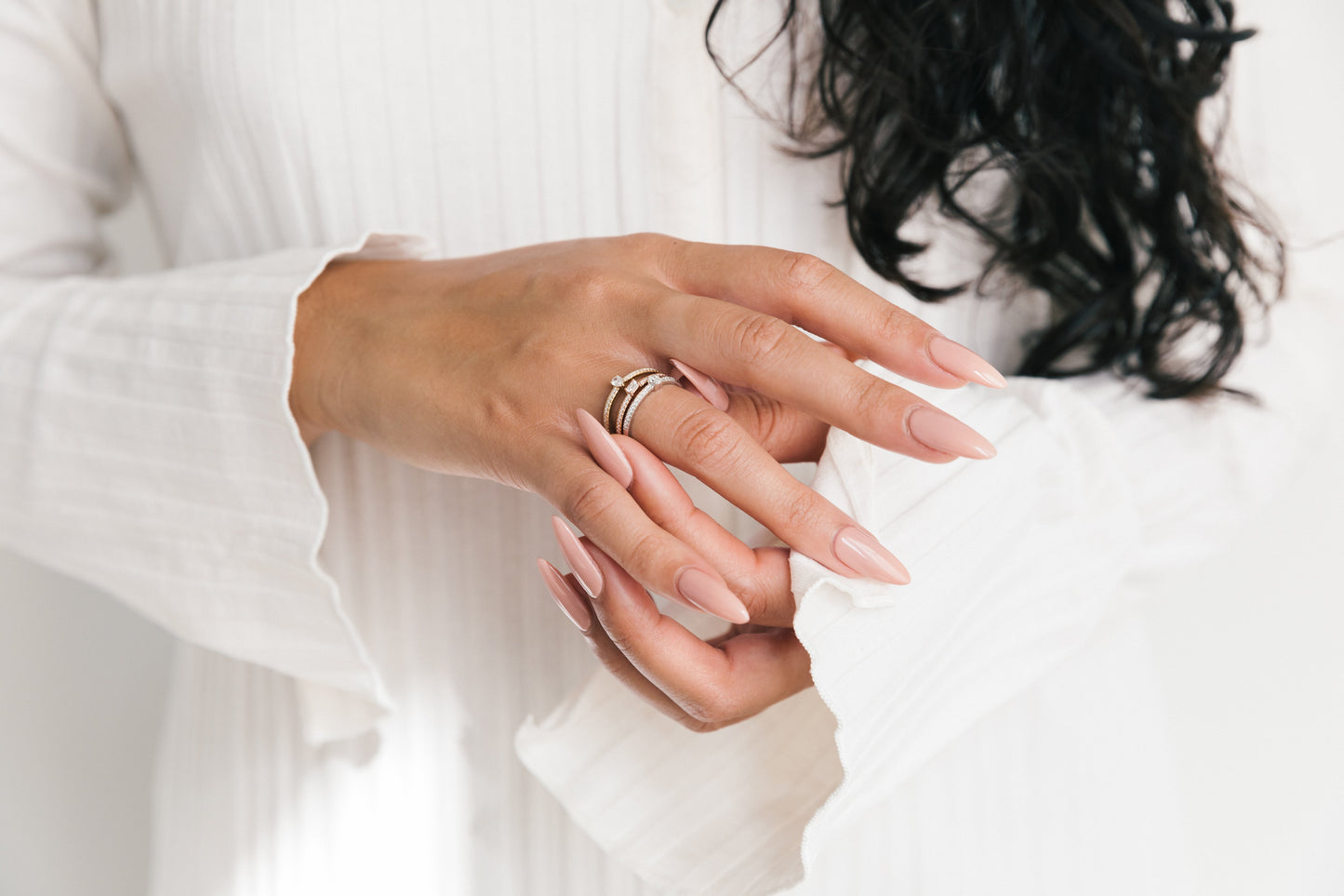 Petite Emerald Cut Diamond Ring